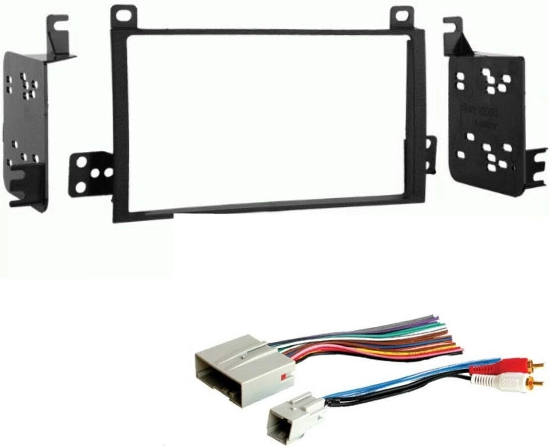 ASC Audio Car Stereo Dash Kit and Wire Harness Combo - 2003-2011 Lincoln Town Car