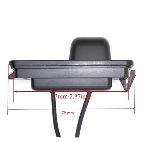 Reverse car rear view camera - Night vision Wired 720 x 540 pixels