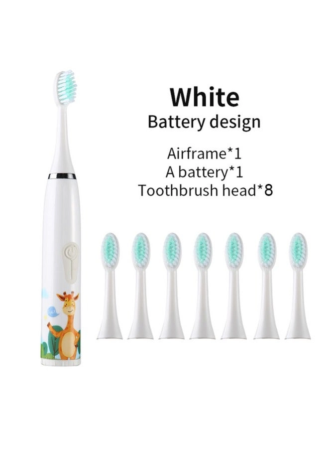 Electric Toothbrush - Children's Cartoon Pattern Ultrasonic