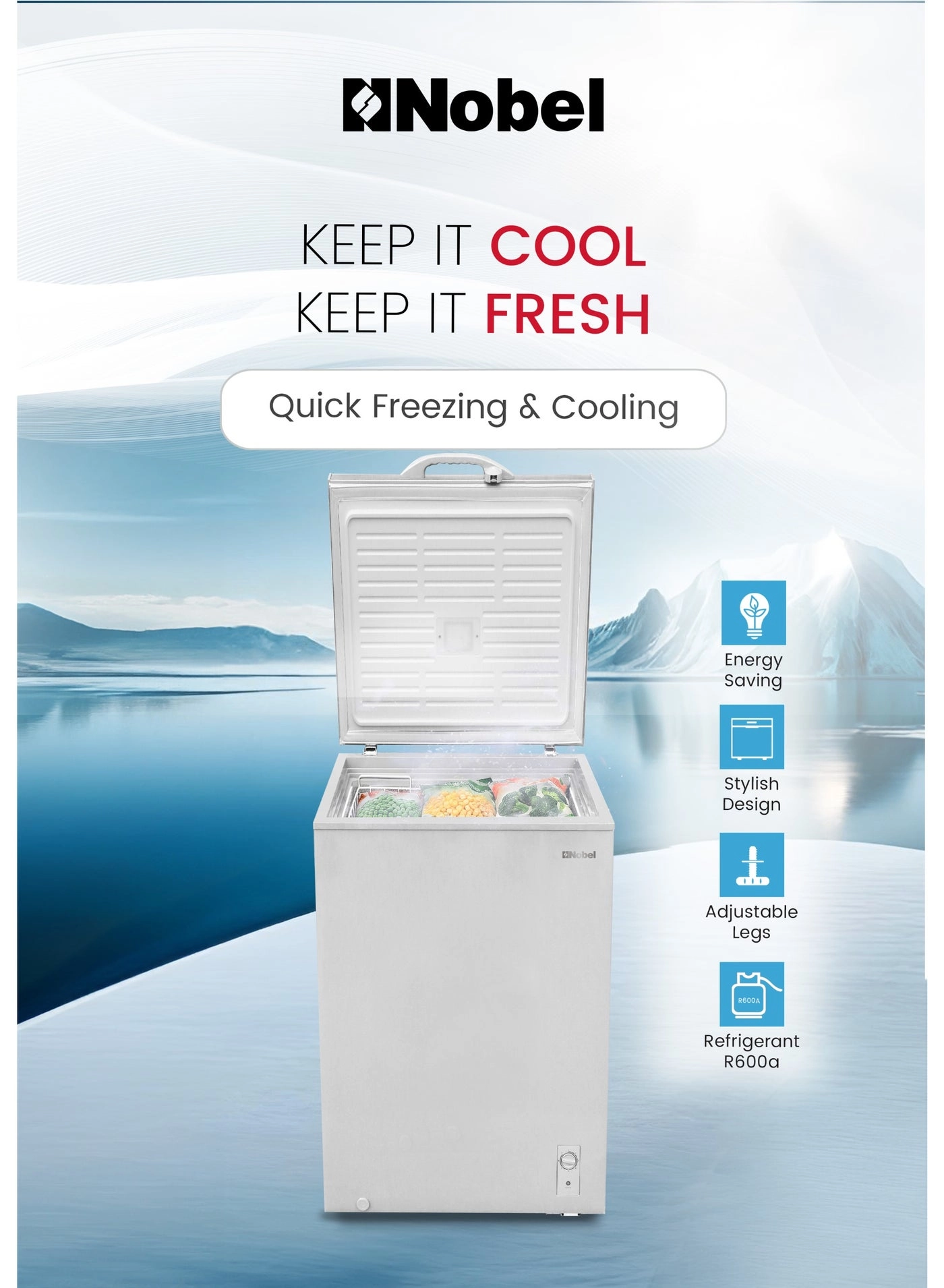 NCF140 - Single Door Mechanical Control R600a