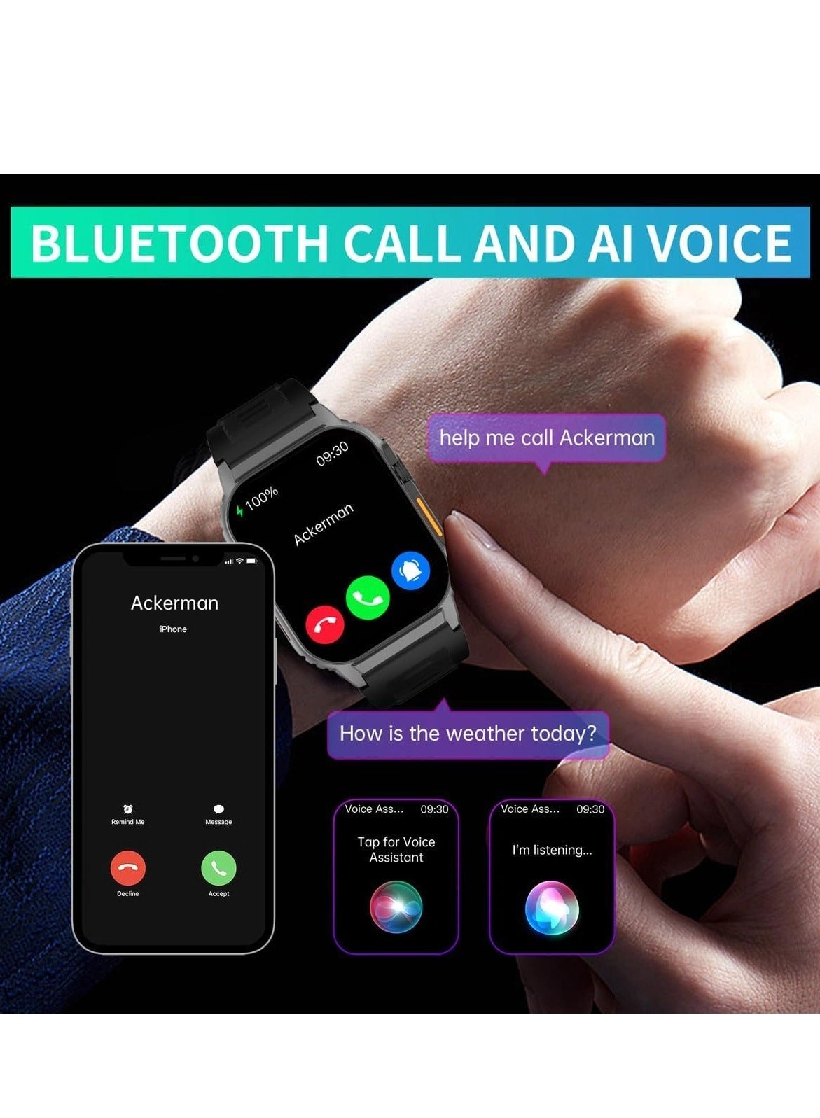 Smart Watch - 2.01in IP67