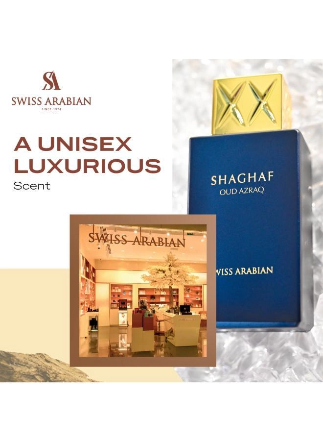 Shaghaf Oud Azraq Eau de Parfum 75ml