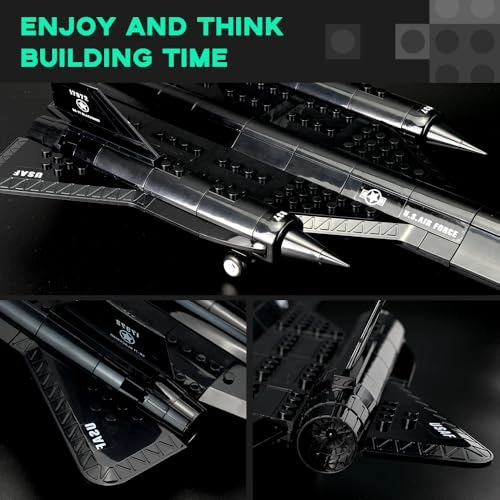 SR-71 Reconnaissance Blackbird - 1:74 Building Set