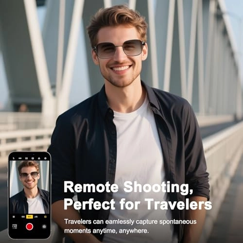 Smart Glasses - Auto-On/Off Bluetooth 5.3 UV400 Protection