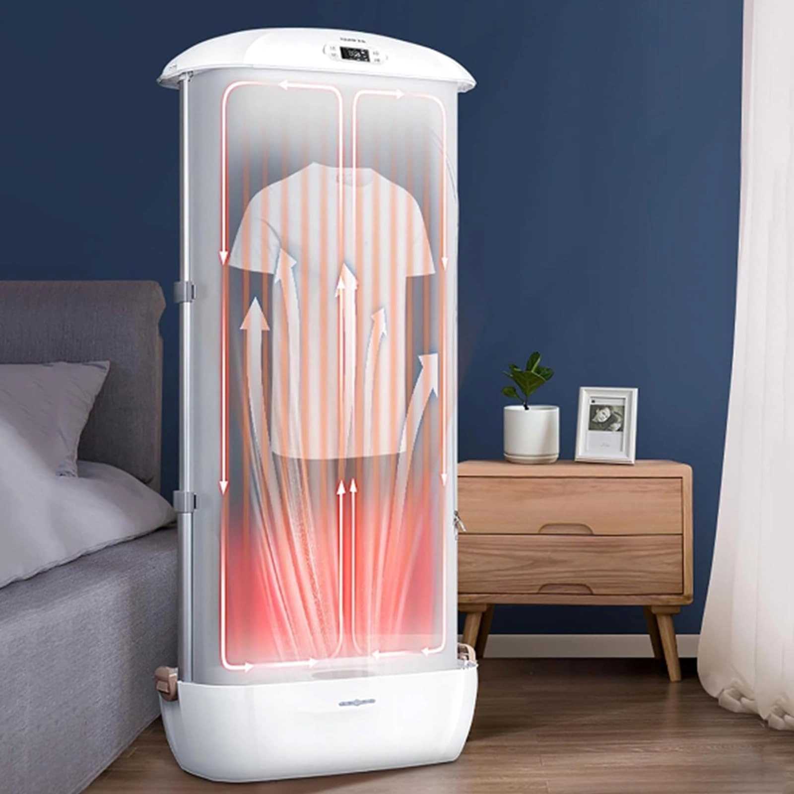 Clothes care machine - 900W steam 600W drying