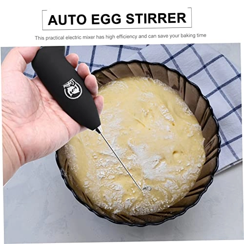 Handheld Electric Mixer - Cordless Black Stainless Steel