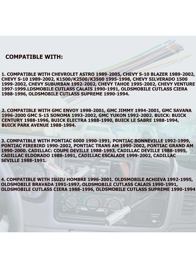 Car Stereo Wiring Harness - Chevrolet GMC Buick Isuzu Oldsmobile Pontiac Cadillac