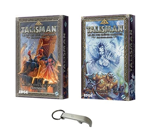 Talisman: Cold Walk + Talisman: Lands of Fire + Bottle Opener (French)