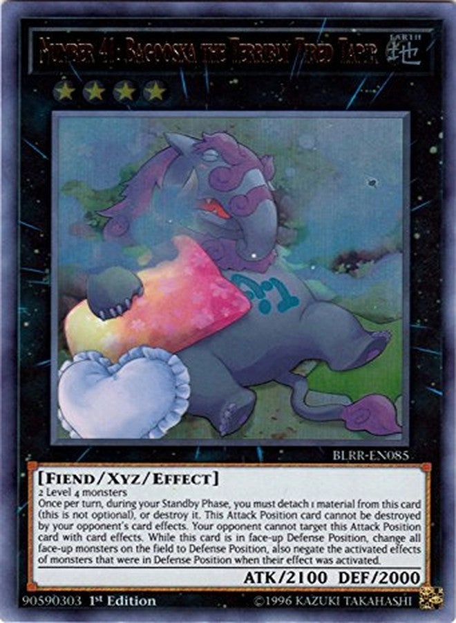 Yu-Gi-Oh! Number 41: Bagooska The Terribly Tired Tapir - BLRR-EN085