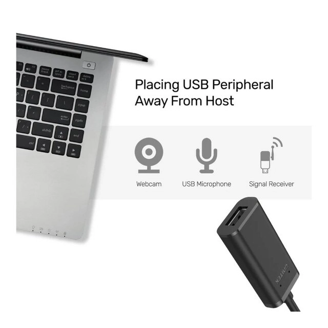 Active Extension Cable 480Mbps USB-A to USB-C 10m