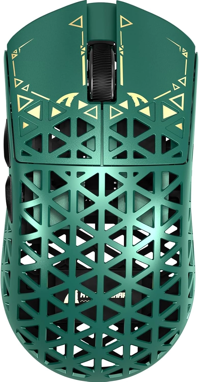 R5Ultra 8K Carbon Fiber Gaming Mouse - 2.4G Wireless Bluetooth USB