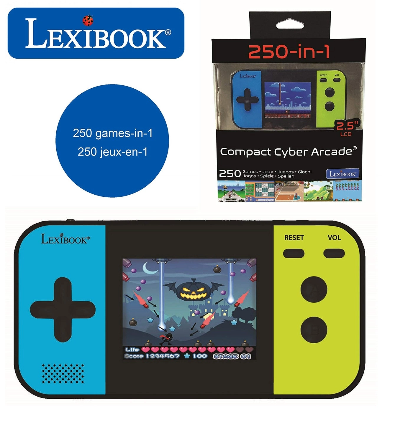 Cyber Arcade - 250 Games LCD