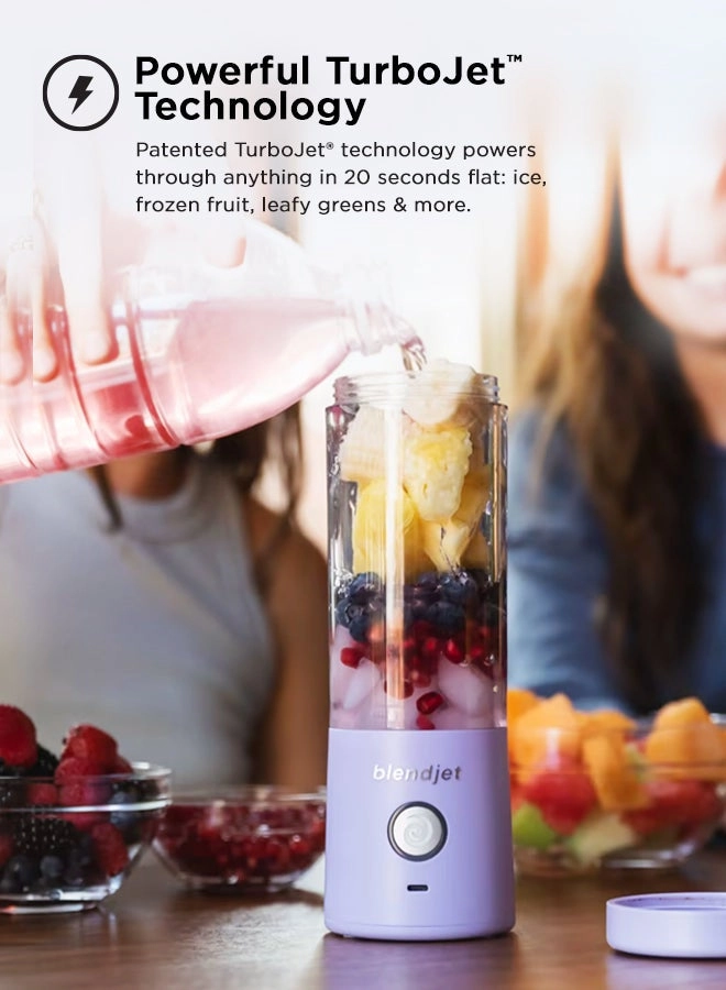 V2 Portable Blender - Compact portable design USB-C rechargeable BPA-free construction