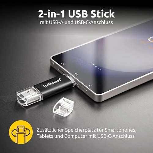 Twist Line - USB 3.2 Gen 1x1 USB-C USB-A 2 x 128 GB Pack