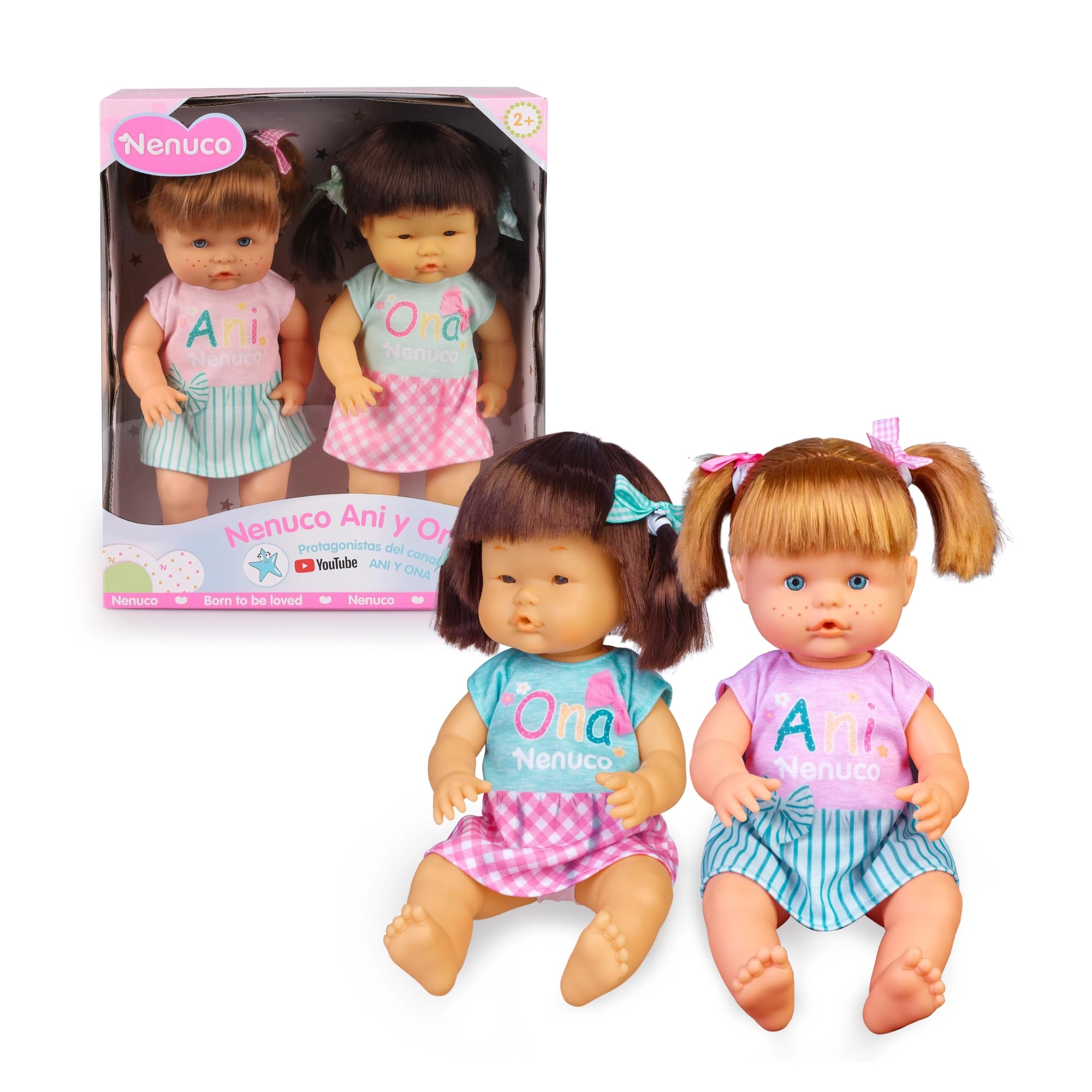 Nenuco Ani Baby Doll + Ona Baby Doll - 35 cm Hard Body Ages 3+