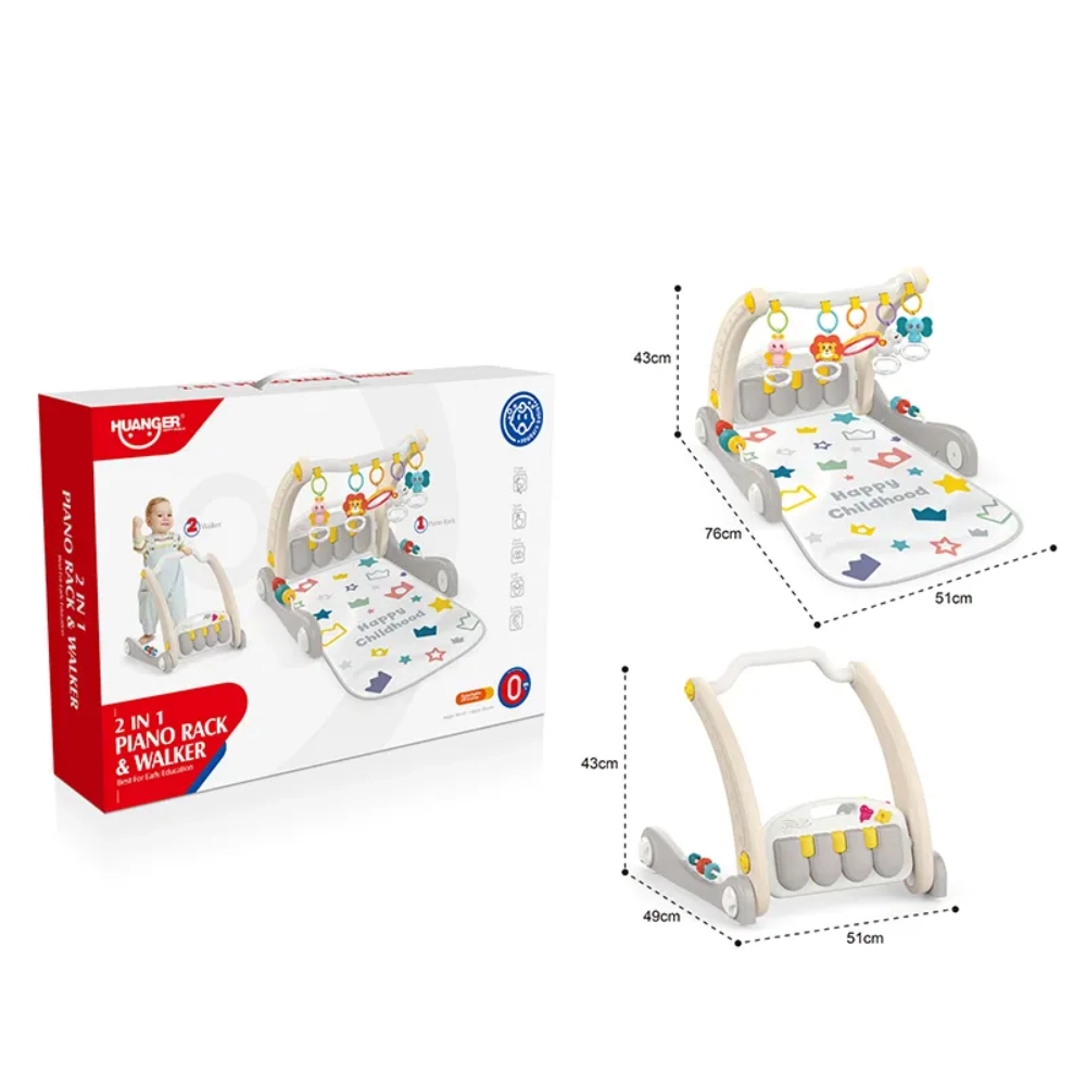 Baby Play Gym Mat & Learning Walker - 3 months
