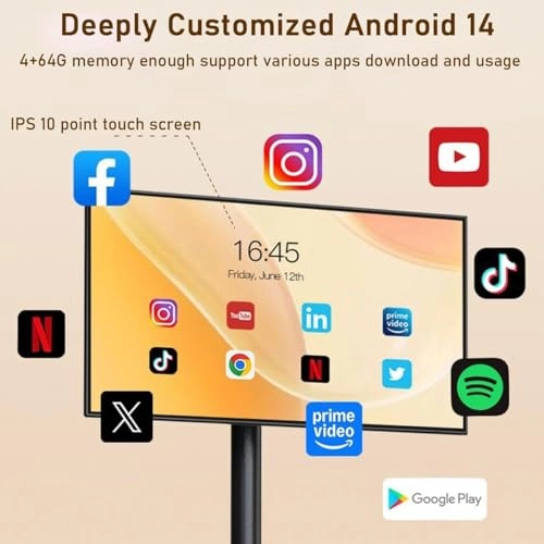 Portable Smart TV - Full HD 21.5-inch