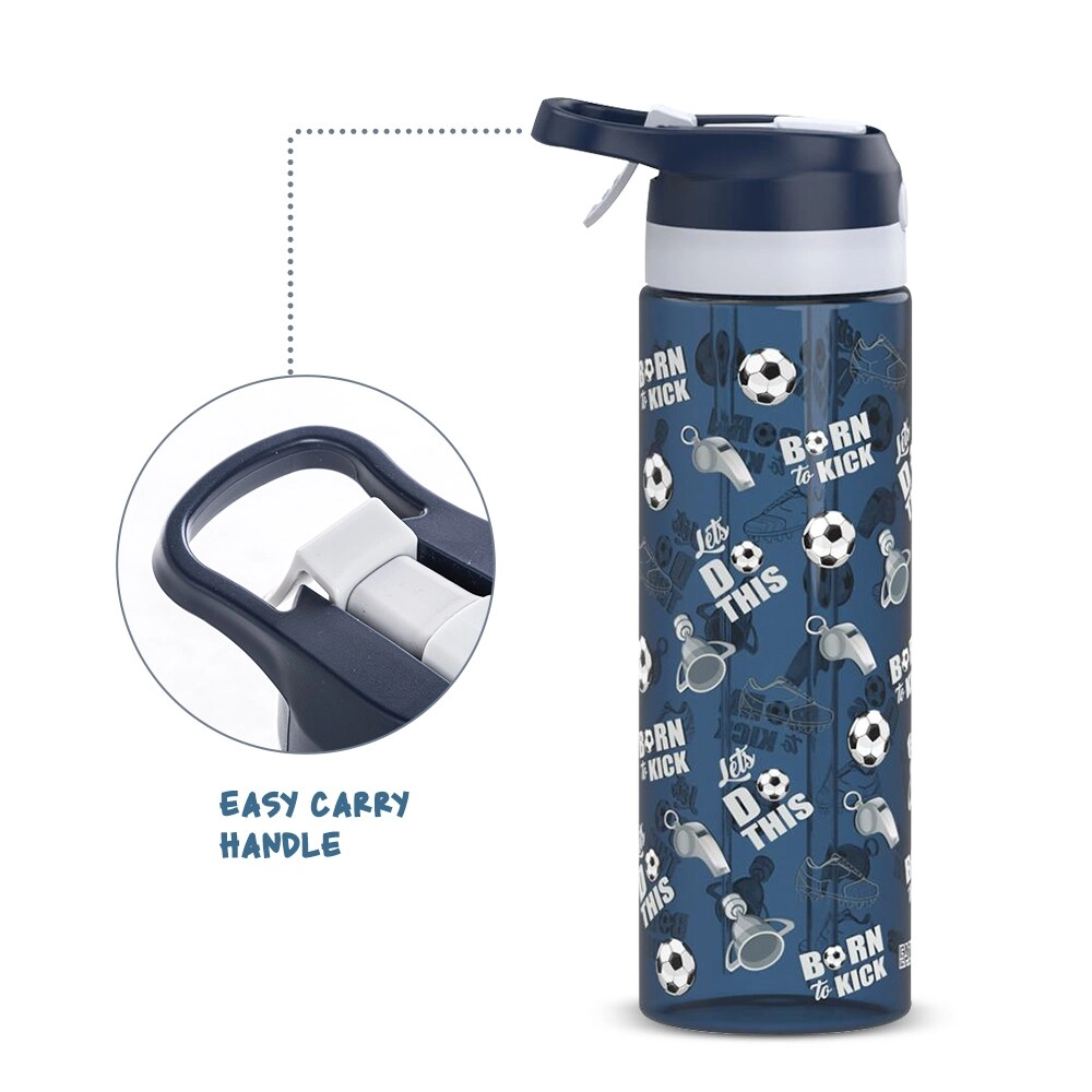 Football Water Bottle Tritan 750 ml - Spray Sipper Lid