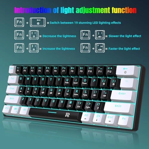 60% Wired Gaming Keyboard