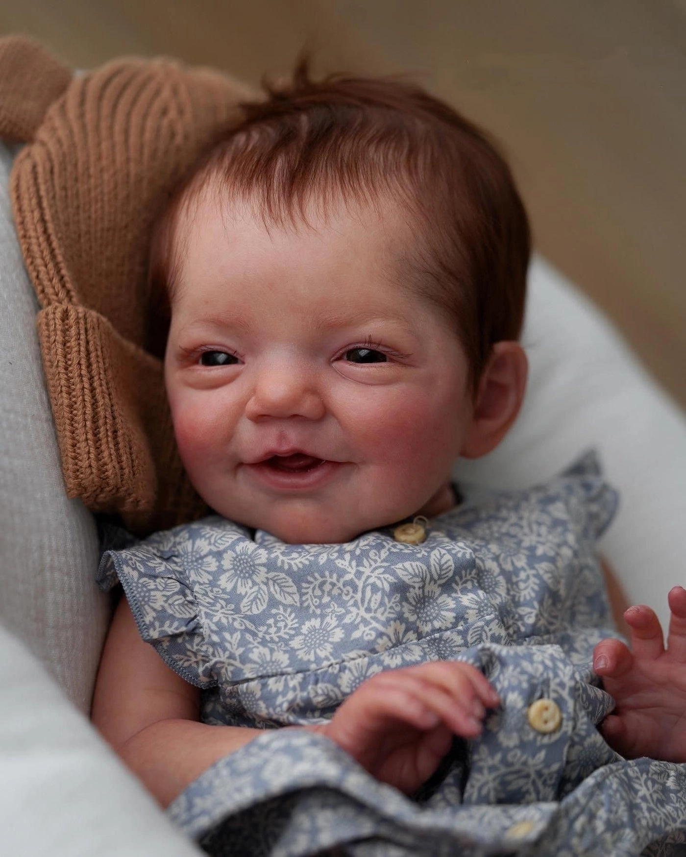 Daisy Blue Reborn Baby Doll - 20 inch Full Silicone