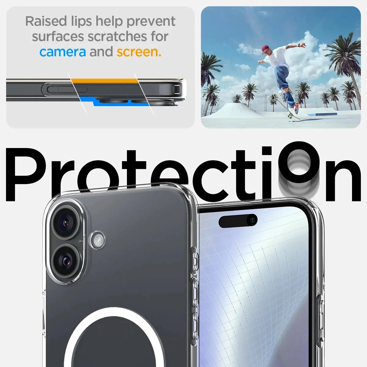 Liquid Crystal MagFit Clear Case with MagSafe for iPhone 16 Pro Max