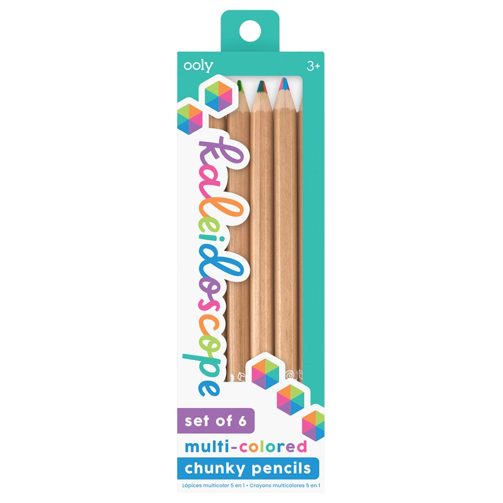 OOLY Kaleidoscope Multi Coloured Pencils - 6