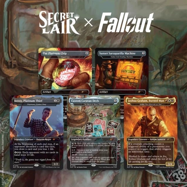 Wizards of the Coast Secret Lair x Fallout: Welcome to New Vegas - 5pcs