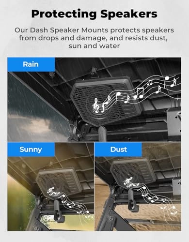 Rear Roof Speaker Pods - Polaris Ranger XP 1000 2018-2025