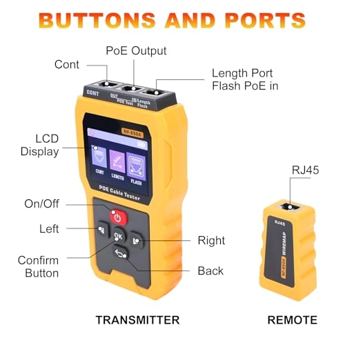 POE Cable Tester - RJ45 POE