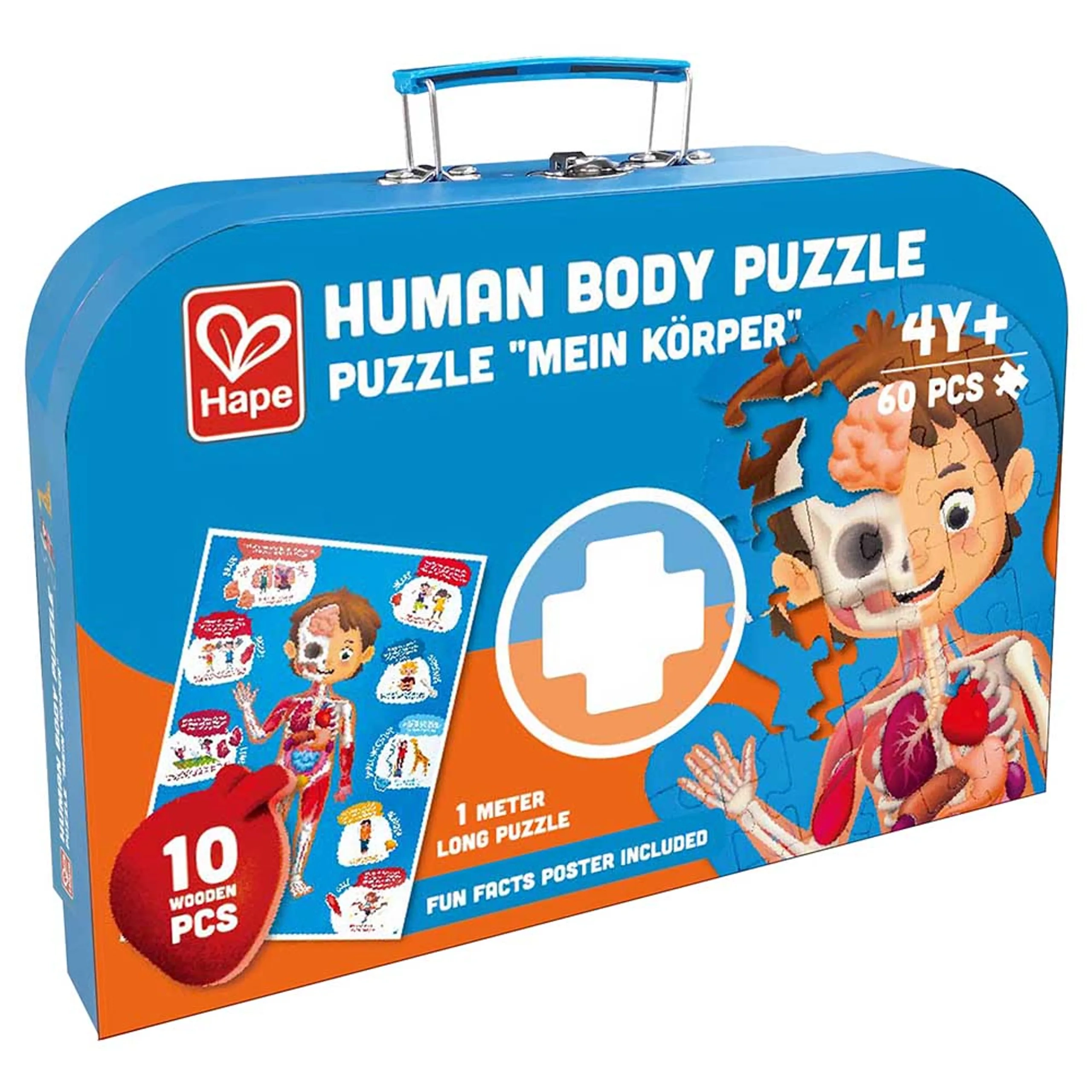 Human Body Jigsaw Puzzle - 4 years and up 60 pieces