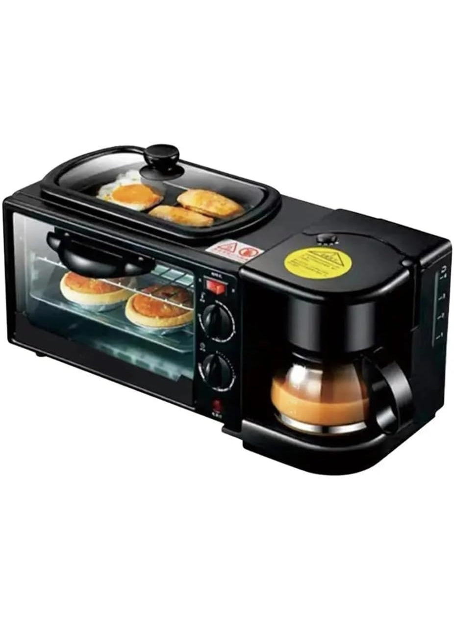 Multifunctional Breakfast Maker - 1250W 4-cup
