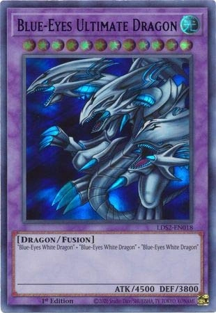 Crystalcommerce Blue-Eyes Ultimate Dragon LDS2-EN018 - Ultra Rare 1st Edition