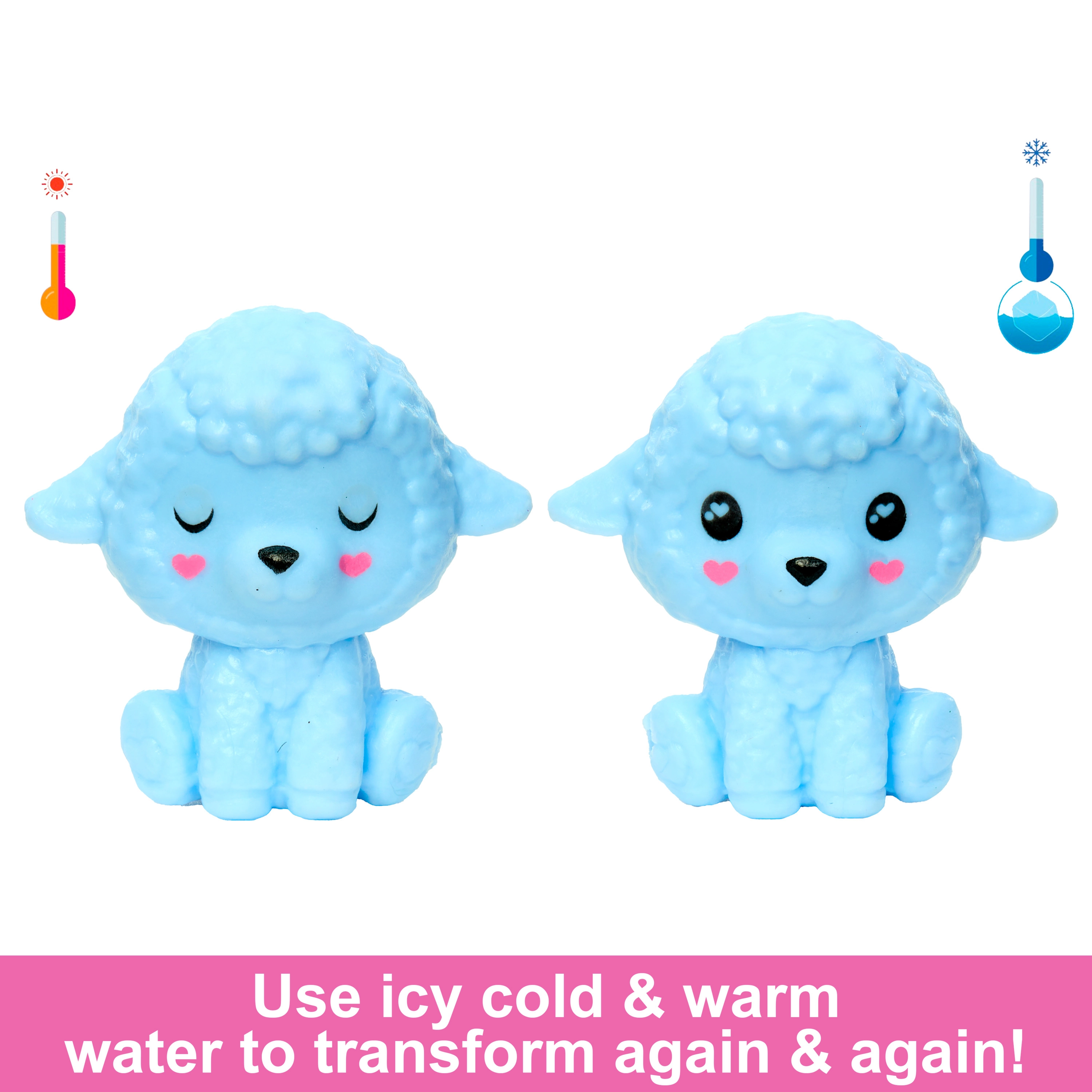 Good Vibes Bear Barbie Fashion Doll - Cutie Reveal Care Bears Series 2 10 Surprises Ages 3+