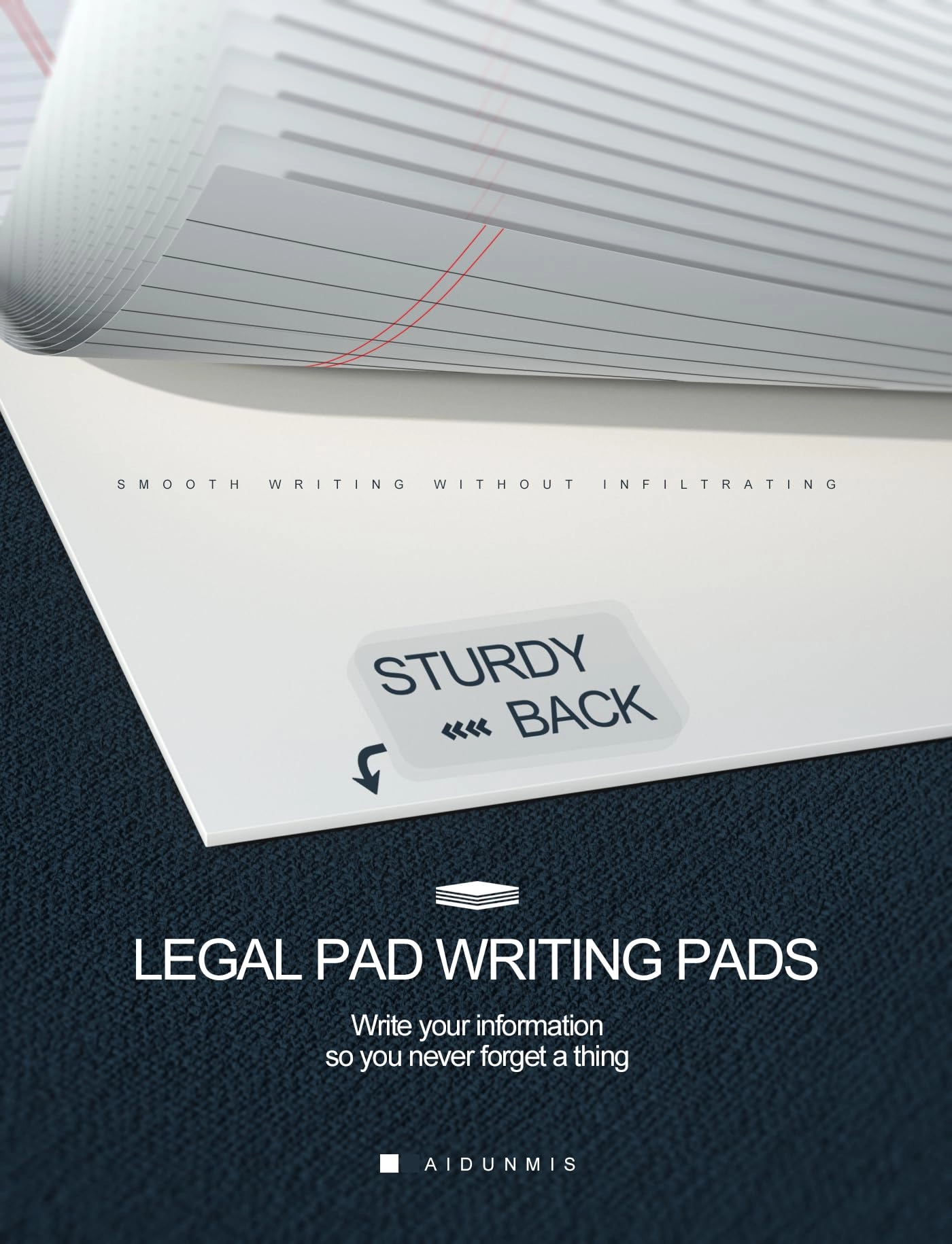 Note Pads 5x8 Softcover - Lined 30 Sheets