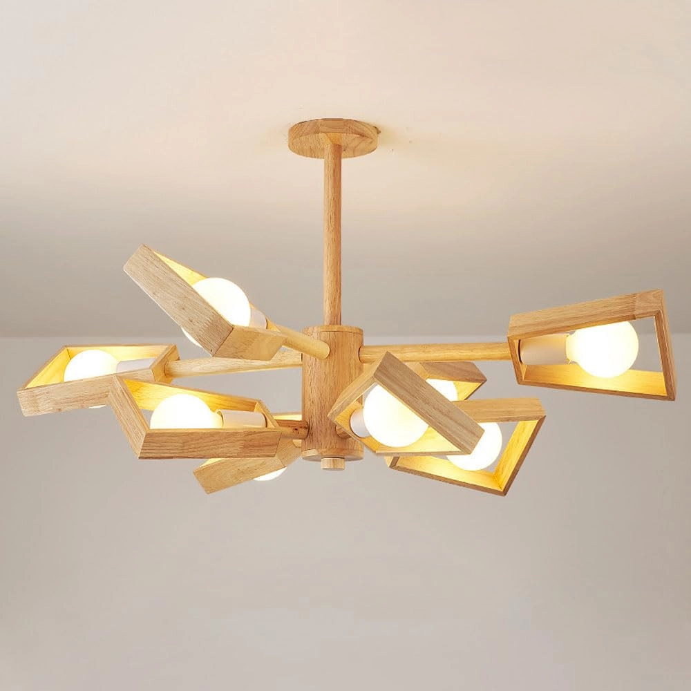 YFMYY Farmhouse Wood Chandelier