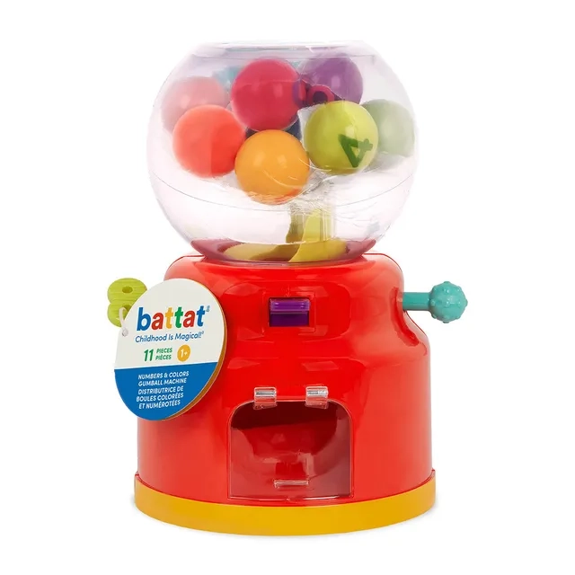 Numbers And Colours Gumball Machine - 1+