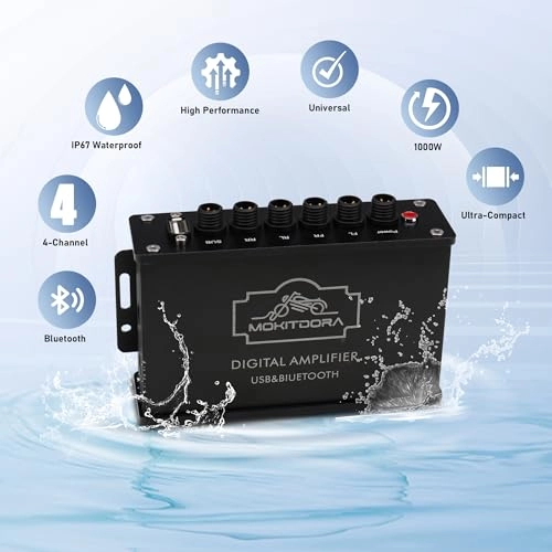 Motorcycle Bluetooth Amplifier & Speakers - 2