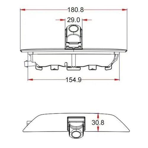 HD1080P AHD Fisheye Camera - Wire HD1080P