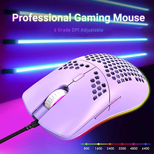 60% Mechanical Gaming Keyboard and Mouse Combo - 68 Key Usb