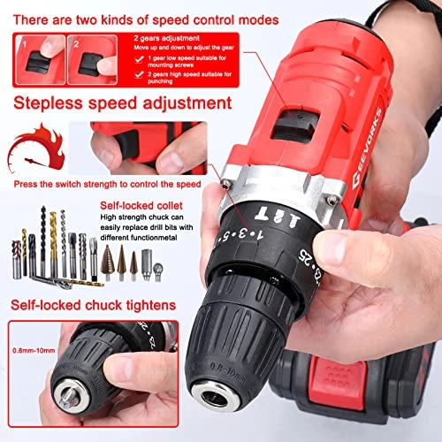 Electric Drill - 21V 1300mAh