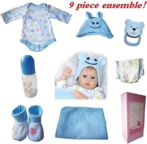 Reborn Baby Doll - 22 Inches / 55 cm Silicone Ages 3+