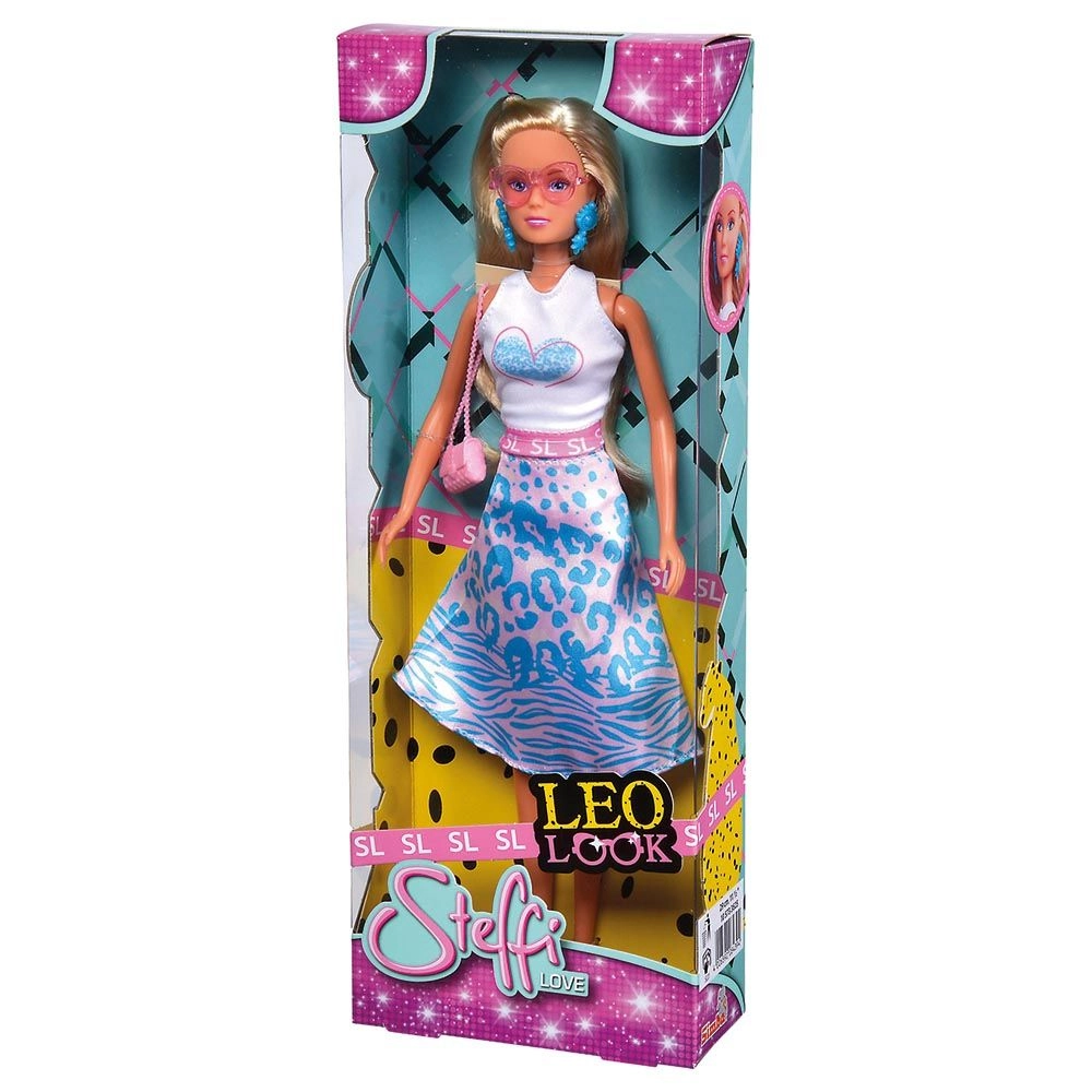 Steffi Love Leo Look Doll Set - 29cm Light Blue Ages 3+
