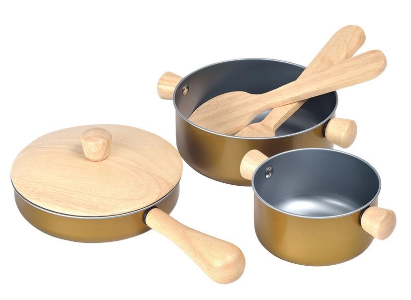 PlanToys Cooking Utensils Set - 5 pcs (Klg-3413)