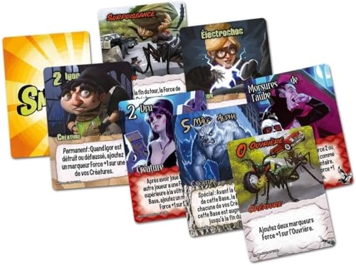 Smash Up: Makes His Cinema + Smash Up: Cthulhu + Smash Up: Holy Monsters + Decap Blumie