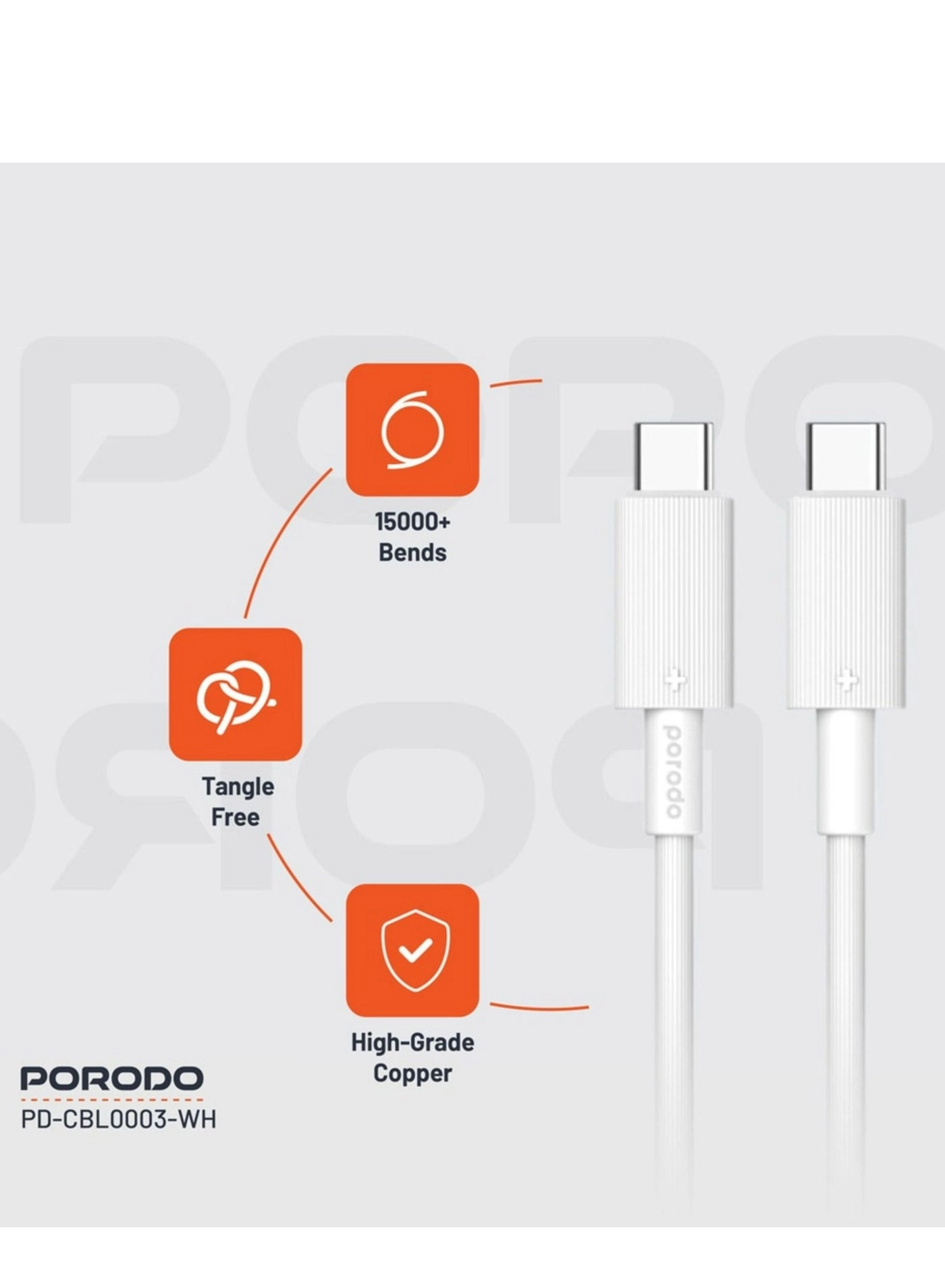 USB-C to USB-C Cable USB-C to USB-C 1.2m