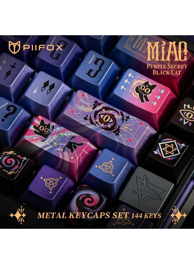 Keycaps Set - 144-Key PBT Dye-Sublimation