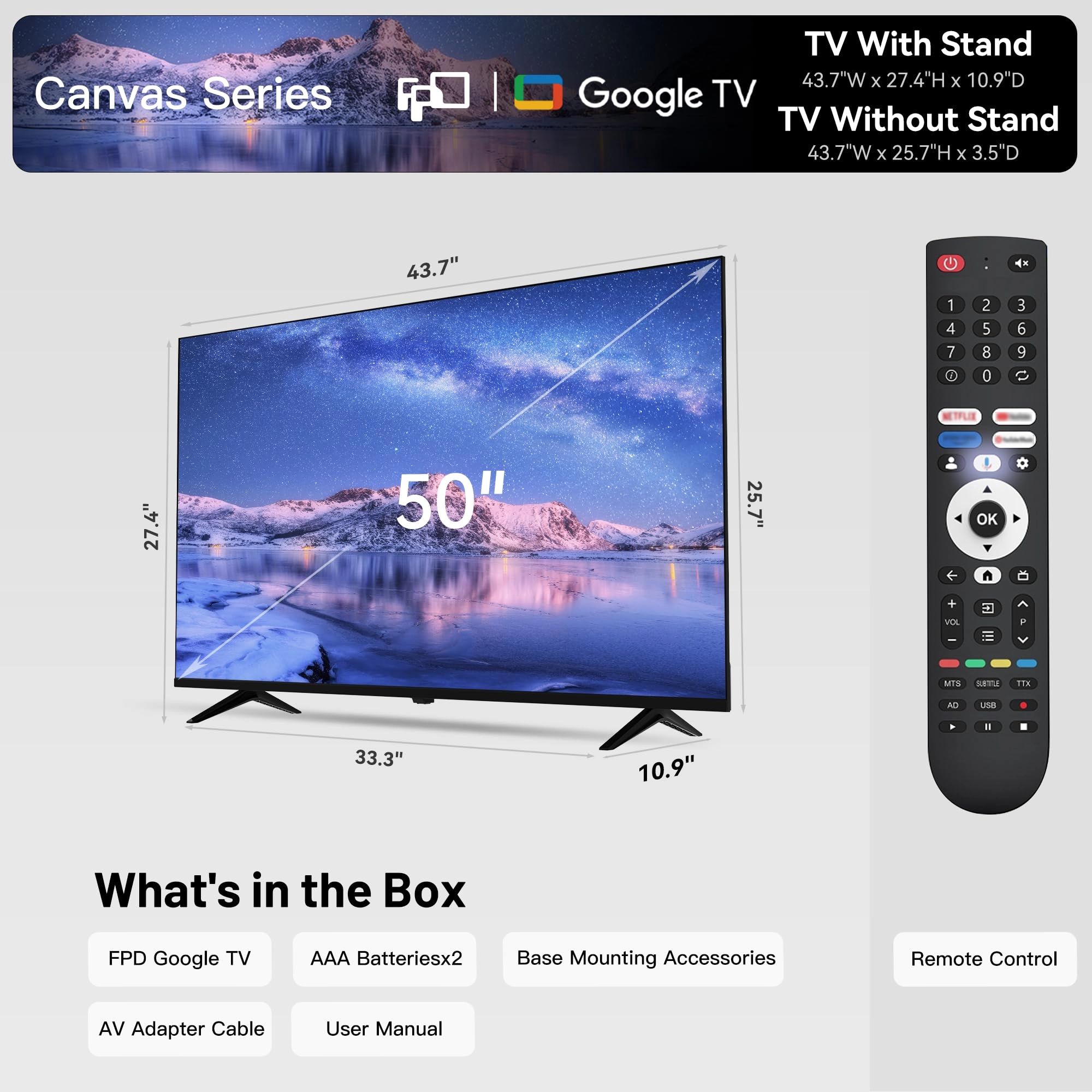 CG50-C3 - 50 Inch