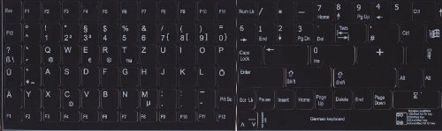 Replacement Keyboard Sticker - GERMAN