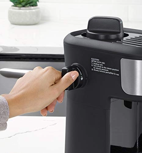 4-Shot Steam Espresso - Milk Frother Steam Wand