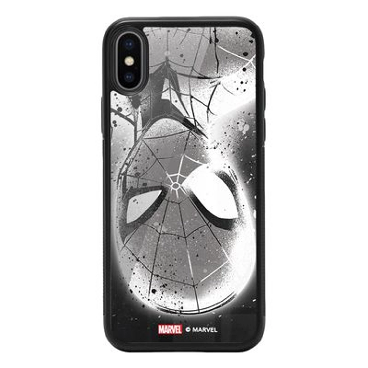 Wackylicious Spiderman Spray paint iPhone XS MAX Cover Back Case for iPhone Xs Max